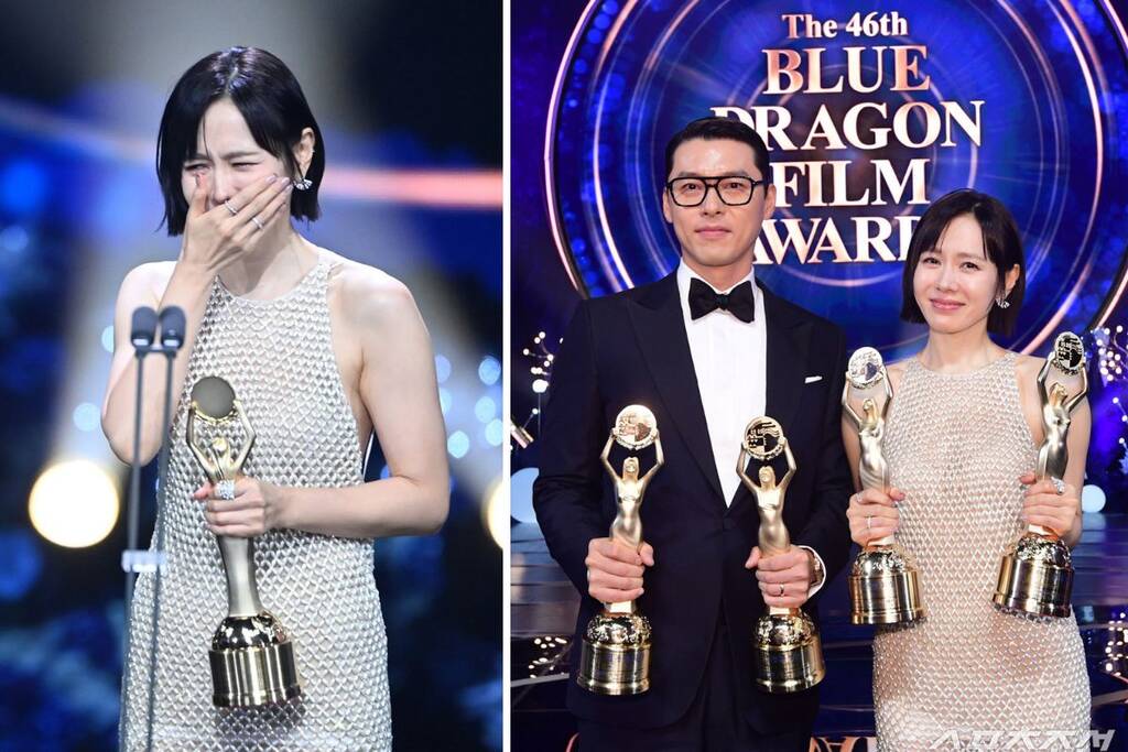Hyun Bin – Son Ye Jin “bùng nổ” tại Rồng Xanh: Vợ chồng cùng thắng Ảnh đế – Ảnh hậu khiến châu Á dậy sóng