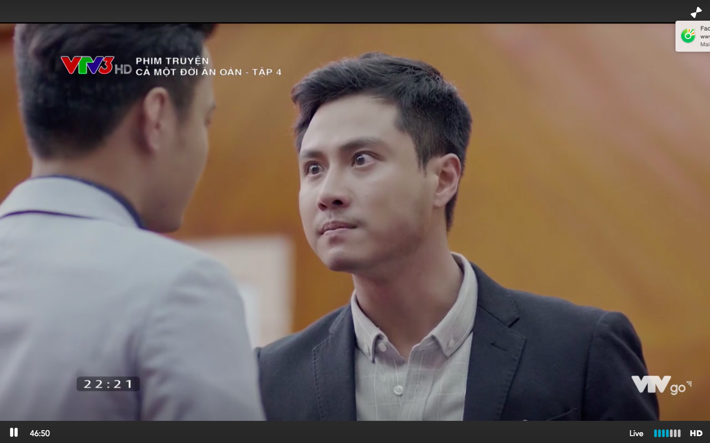 Diễn viên Thanh Sơn trong Cả Một Đời Ân Oán